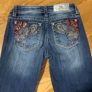 Miss Me Dark Blue Boot Cut Jeans